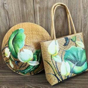 DIY Hand-Painted Grass Bag