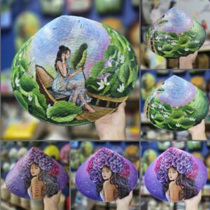 DIY Hand Painted Vietnamese Conical Hat