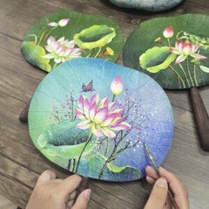 Hand-Painted Vietnamese Fan
