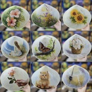 Custom conical hats in Vietnam for cultural gifts