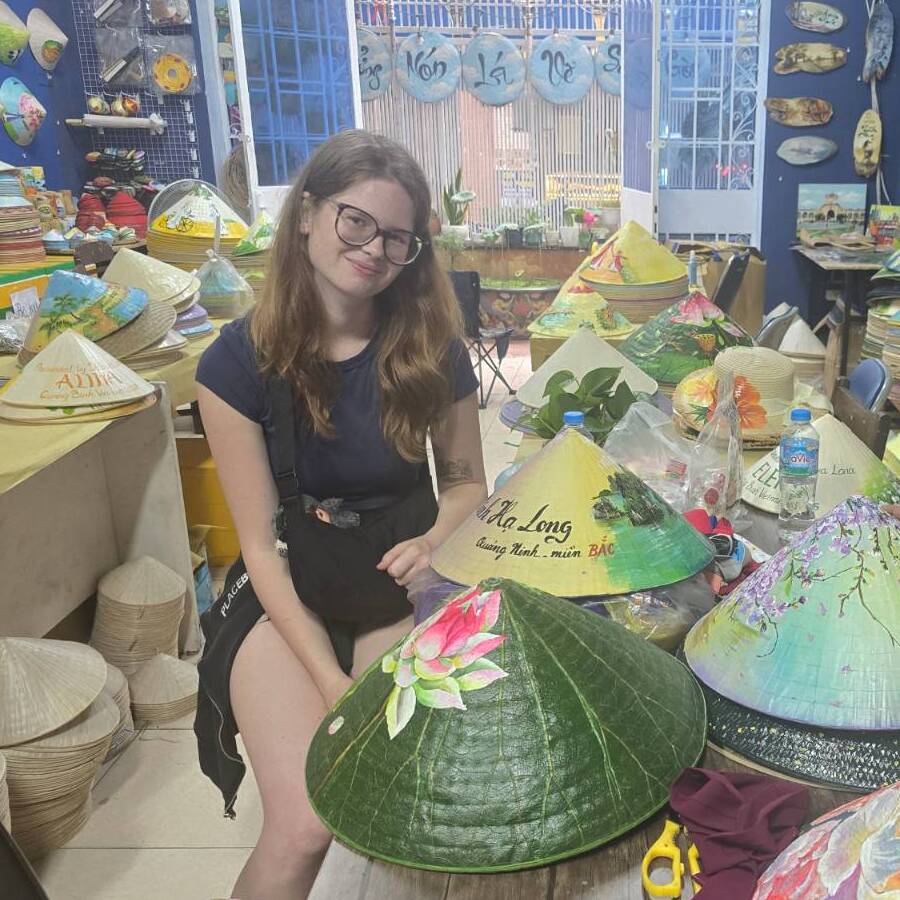 Vietnam landscape conical hat souvenir gift for travelers and cultural displays