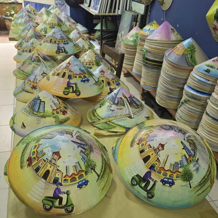 Vietnam landscape conical hat gift for travelers and cultural displays