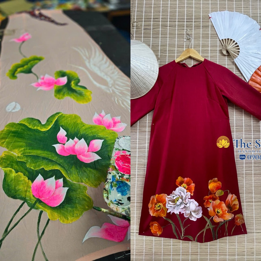 Custom ao dai fitting and measurement session