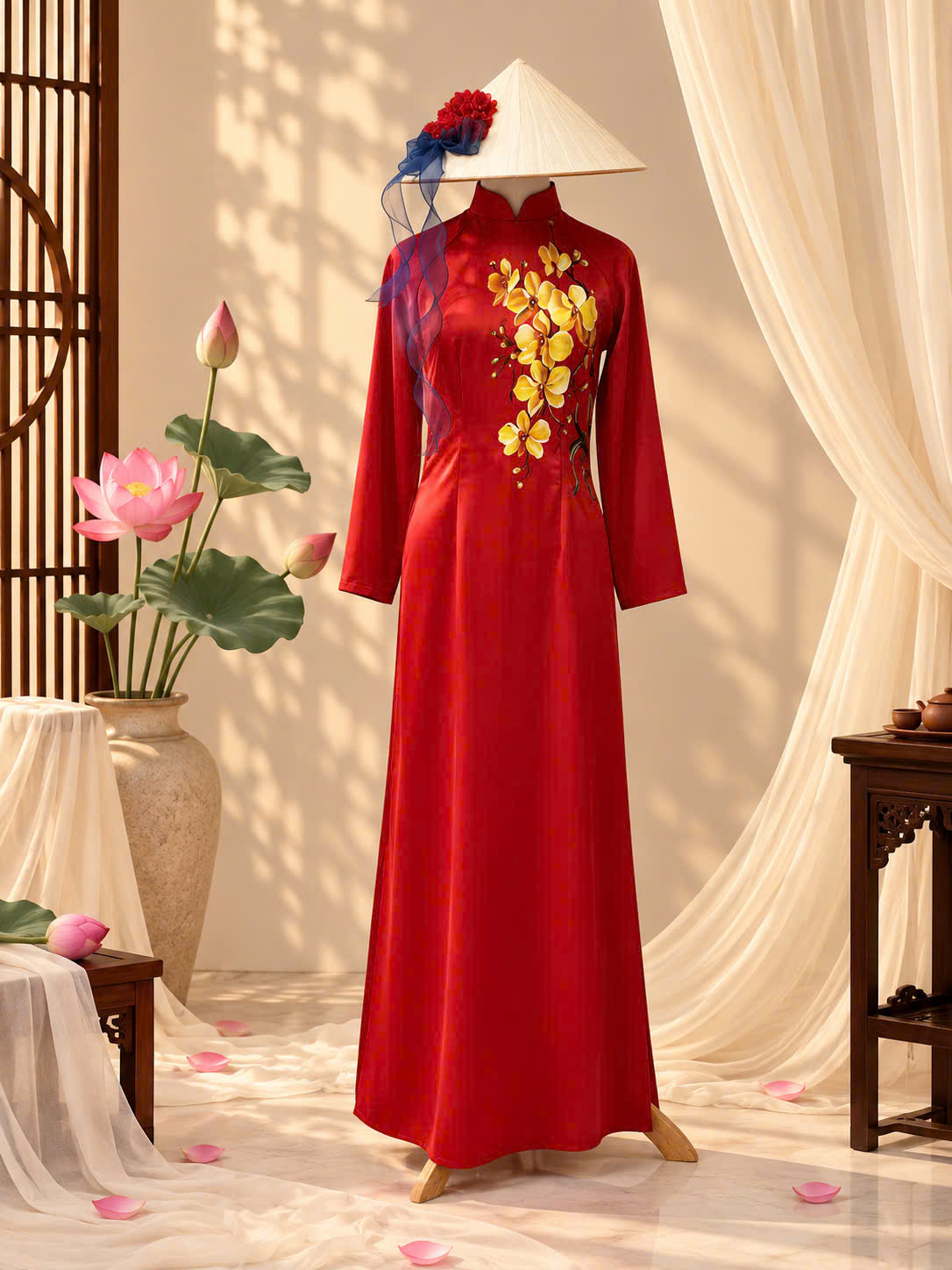 Custom-made ao dai tailored in Vietnam – made-to-measure traditional Vietnamese dress